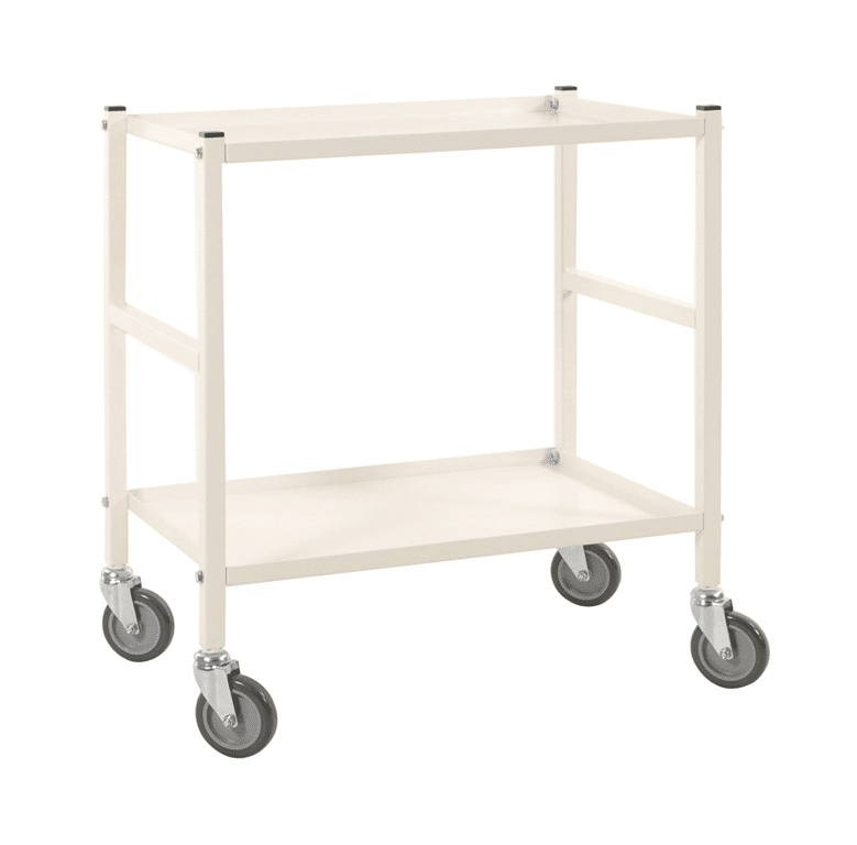 Rullbord 690x430x750 mm Vit - med broms