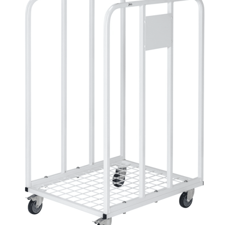 Image Rullcontainer med 2 väggar 530x630x1000 mm Vit