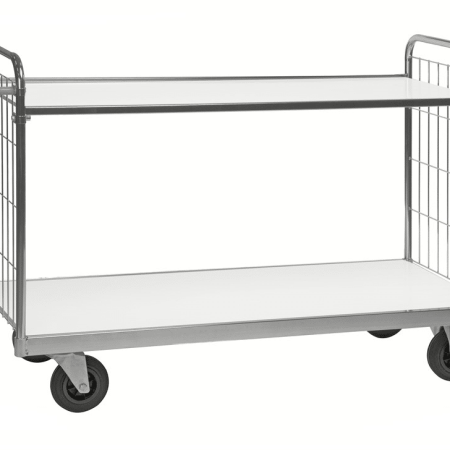 Flexibel hyllvagn 2 plan 1390x650x1025 mm