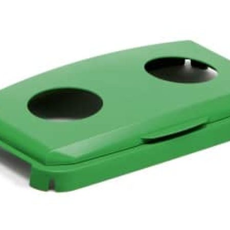 durabin-hinged-lid-with-2-holes-60-1800501020-durable Lock med hål för burkar - grön
