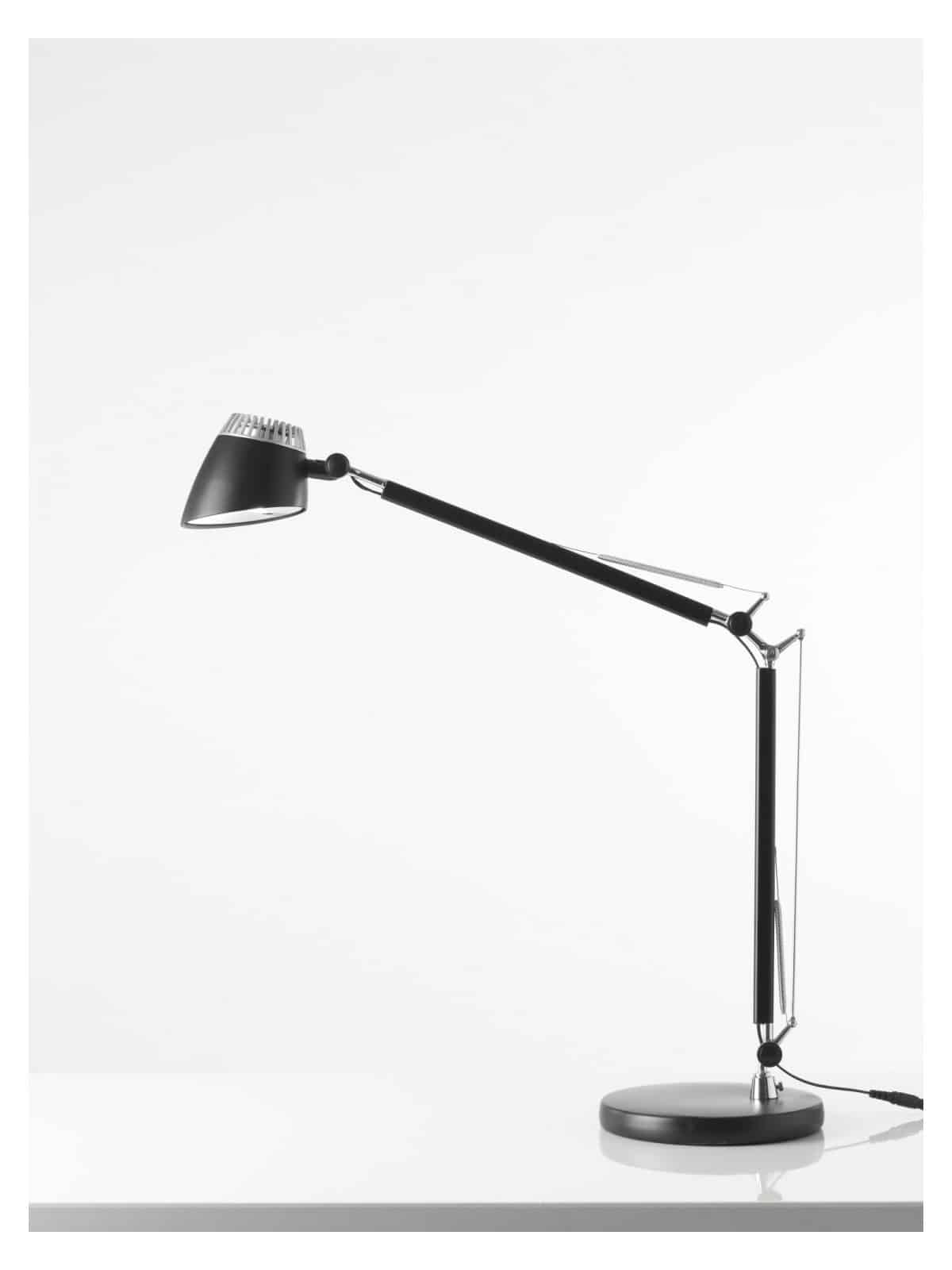 Skrivbordslampa Valencia svart