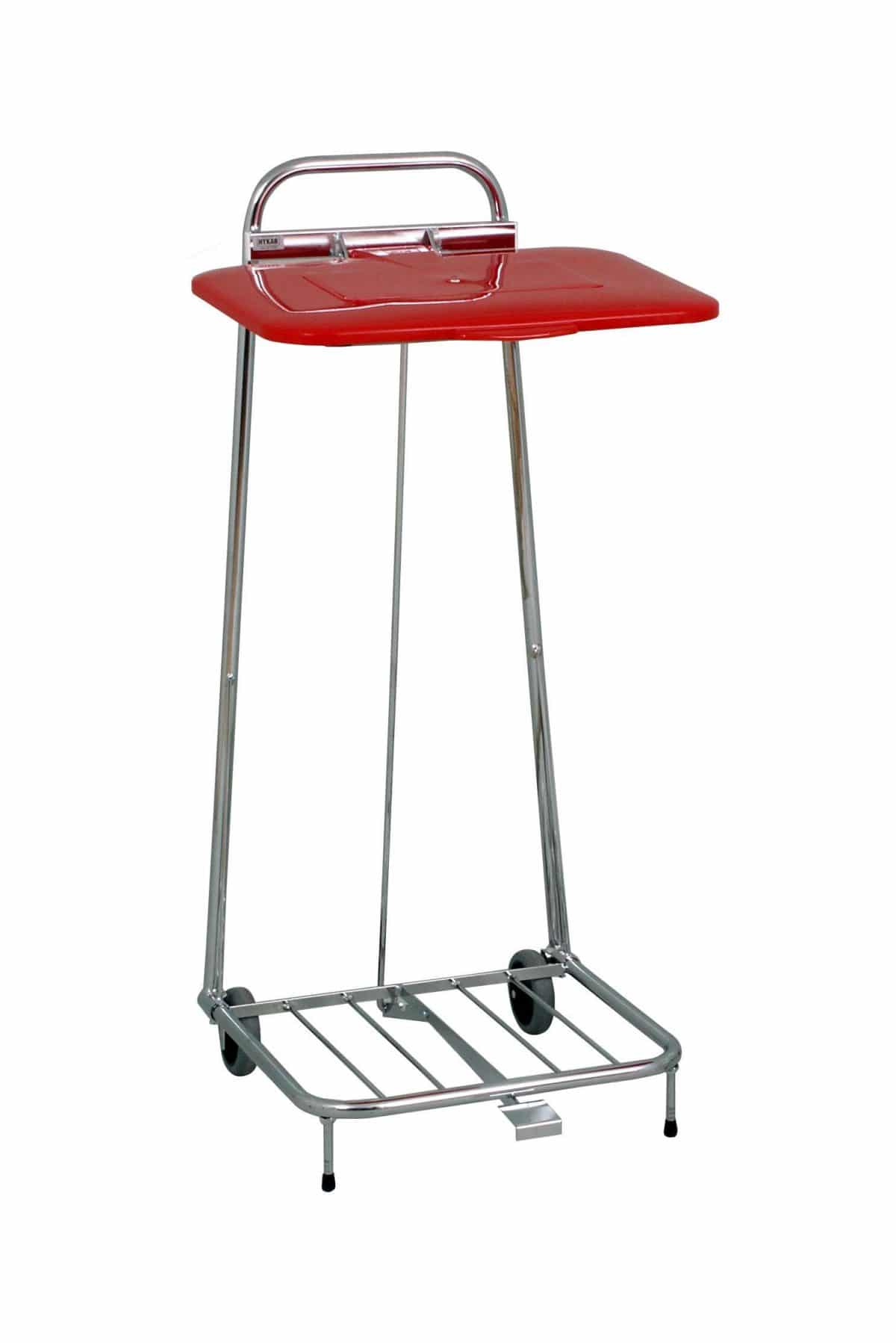 Säckställ Erik med lock och pedal 125 liter