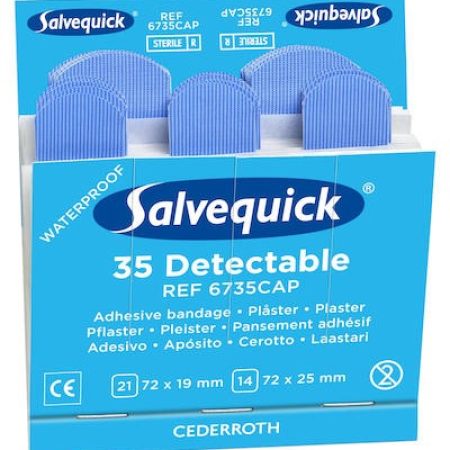 40913355 Blå refiller 6735 CAP Salvequick plåsterautomat