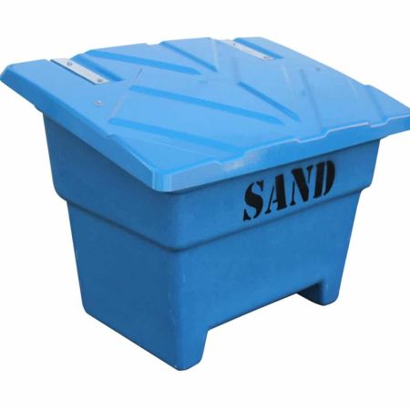 350_blue_left Sandbehållare - Sandlåda 350 liter