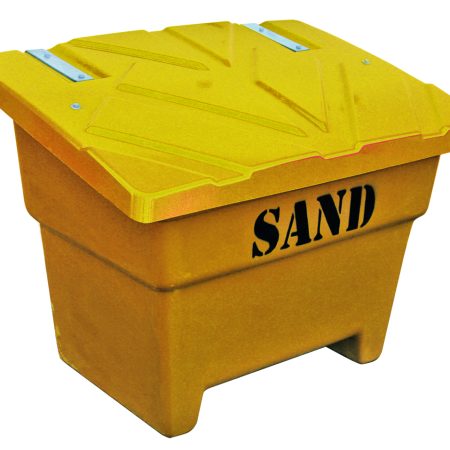 350_yellow_left Sandbehållare - Sandlåda 350 liter