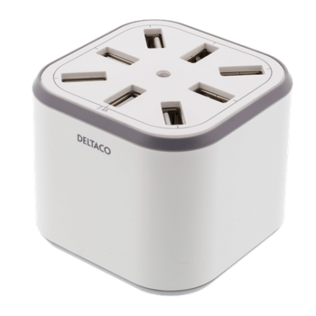 USB Laddstation 8 portar | Ladda smartphones och surfplattor