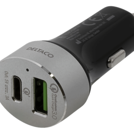 USBC-CAR101 USB-C Billaddare med Qualcomm Quick Charge