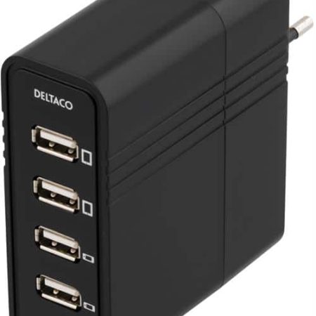 Väggladdare med 4 USB-portar
