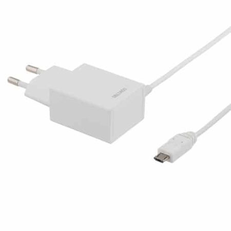 Väggladdare USB till Micro USB - Vit