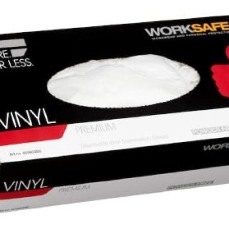 40560480 Vit Puderfri engångshandske i Vinyl/ PVC - 100 st.