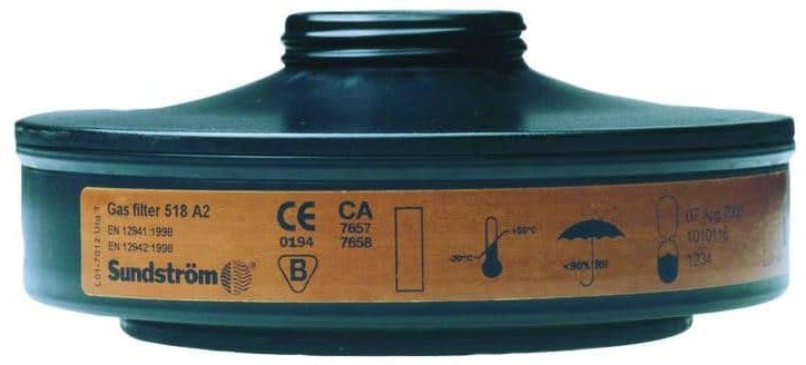 Gasfilter SR 518 A2 | Passar Sundström SR500 & SR700
