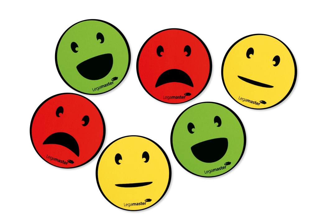 Emoticon whiteboard magneter
