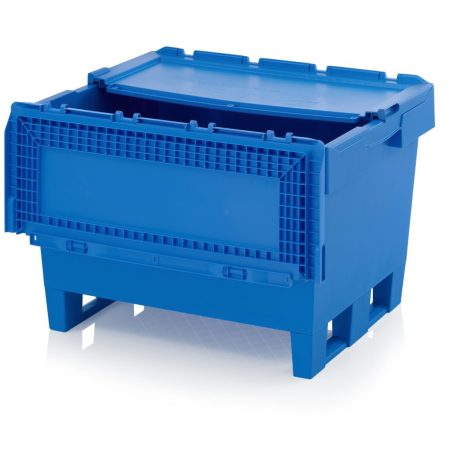 mbd_8642k_02 Pallbox i plast 800x600540 mm - gångjärnslock
