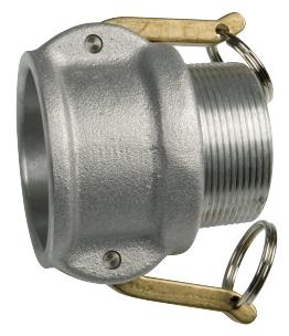 Kamlock B - Aluminium | Hona med utvändig gänga
