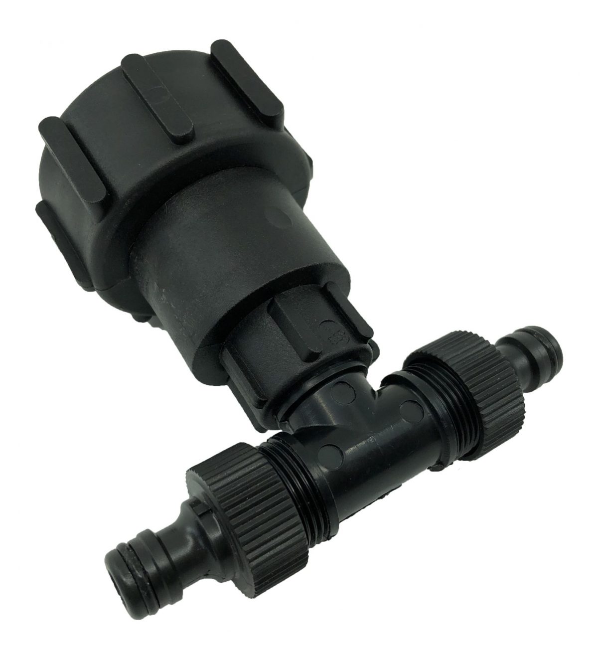 IBC adapter S60x6 till 2 st Gardena 1/2 tum hane