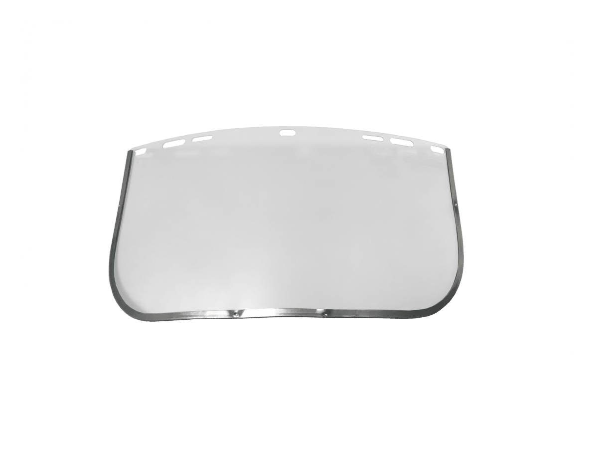Utbytesvisir till ansiktsvisir FE-V1 - Klar lins med aluminiumkant