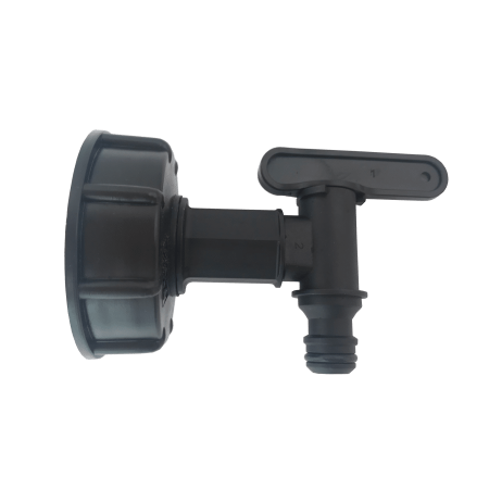 IBCF60TAP Kran till IBC-tank med snabbkoppling av Gardena typ