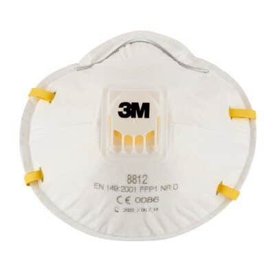 3M™ Andningsskydd 8812, FFP1 - med ventil 10-pack