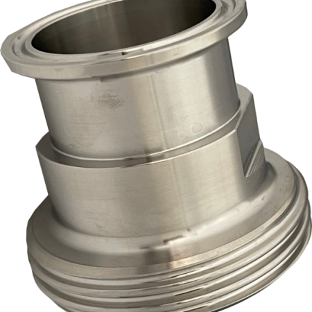 Mejerikoppling SMS 1145 hane - Triclamp DIN 32676