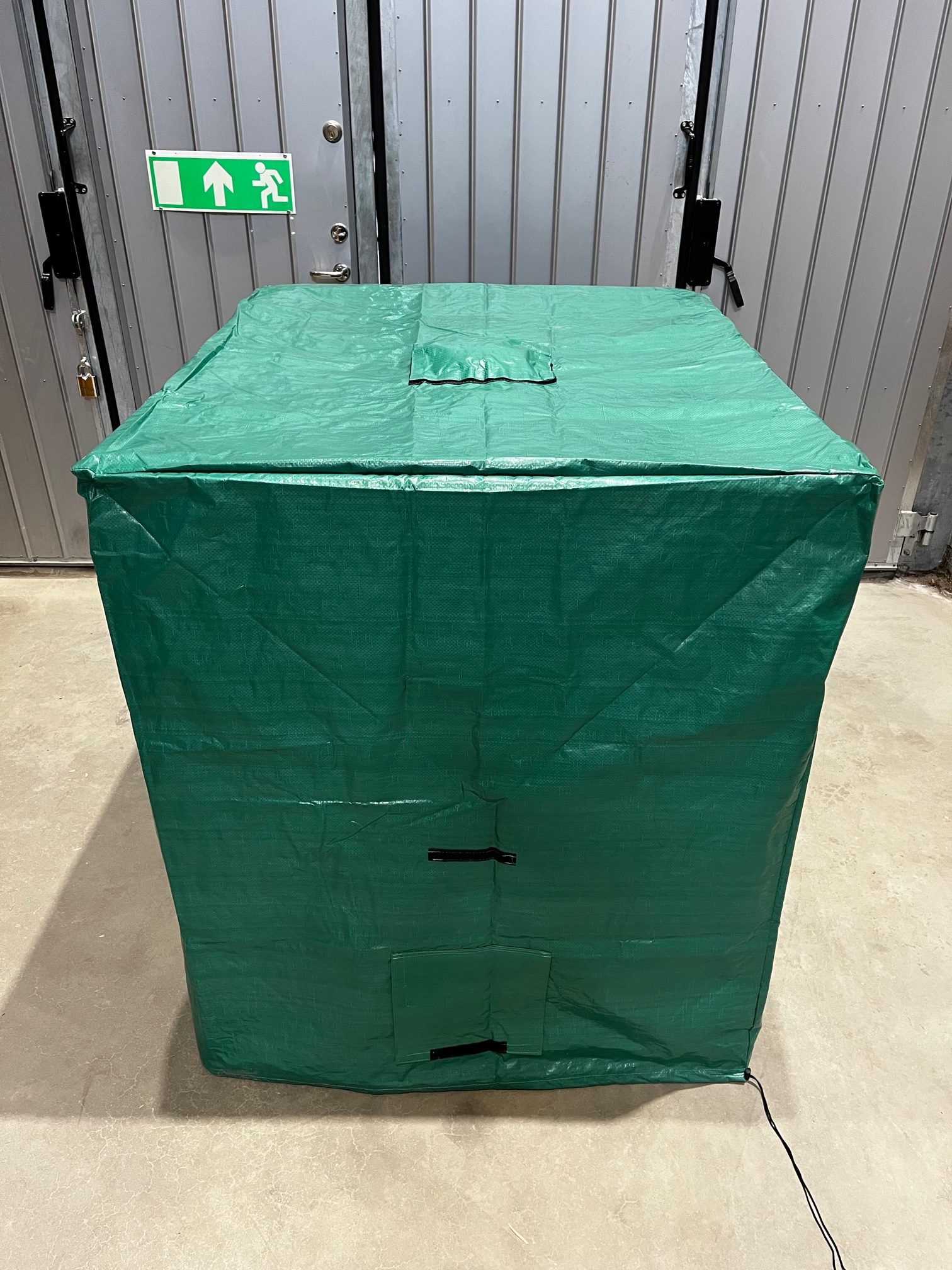 Skyddsöverdrag till IBC-behållare - Grönt - Bild 3